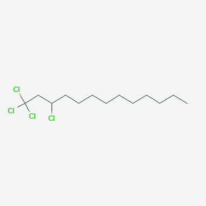 molecular formula C13H24Cl4 B1625241 1,1,1,3-四氯十三烷 CAS No. 67095-50-5