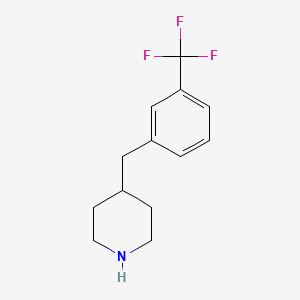 molecular formula C13H16F3N B1625260 4-(3-Trifluoromethyl-benzyl)-piperidine CAS No. 37581-28-5
