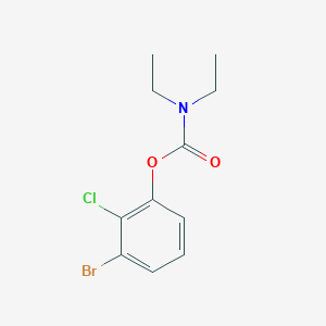molecular formula C11H13BrClNO2 B1625269 3-Bromo-2-chlorophenyl Diethylcarbamate CAS No. 863870-81-9