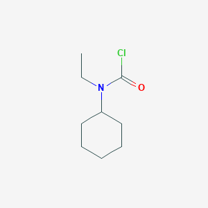 B1625273 Cyclohexylethylcarbamoyl chloride CAS No. 62899-75-6