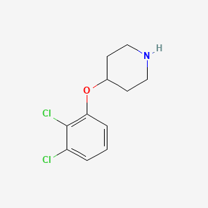 molecular formula C11H13Cl2NO B1625274 4-(2,3-Dichlorophenoxy)piperidine CAS No. 367501-12-0