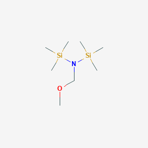 molecular formula C8H23NOSi2 B1625278 N-(Methoxymethyl)-1,1,1-trimethyl-N-(trimethylsilyl)silanamine CAS No. 88211-44-3