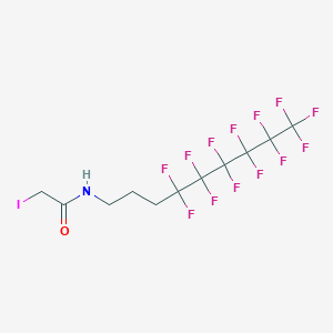 N-(4,4,5,5,6,6,7,7,8,8,9,9,9-Tridecafluorononyl)iodoacetamide