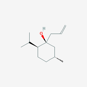 molecular formula C13H24O B1625282 (1S,2S,5R)-1-Allyl-2-isopropyl-5-methylcyclohexanol CAS No. 369651-27-4