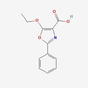 B1625296 5-ethoxy-2-phenyl-1,3-oxazole-4-carboxylic Acid CAS No. 54644-12-1