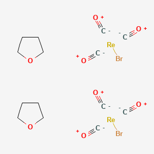 molecular formula C14H16Br2O8Re2 B1625298 溴三羰基(四氢呋喃)铼(I)二聚体 CAS No. 54082-95-0
