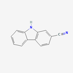 molecular formula C13H8N2 B1625301 9H-咔唑-2-腈 CAS No. 57955-18-7