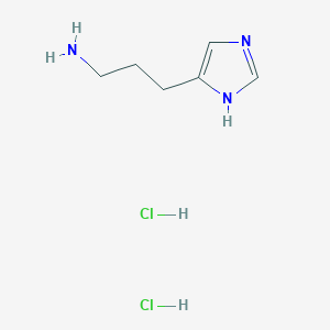 molecular formula C6H13Cl2N3 B1625307 1H-咪唑-4-丙胺二盐酸盐 CAS No. 40836-55-3
