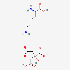 molecular formula C12H22N2O9 B1625308 L-Lysine citrate CAS No. 93805-81-3