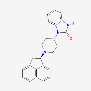 molecular formula C24H23N3O B1625315 (R)-1-(1-(1,2-Dihydroacenaphthylen-1-yl)piperidin-4-yl)-1H-benzo[d]imidazol-2(3H)-one CAS No. 610323-25-6