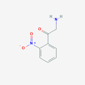 molecular formula C8H8N2O3 B1625331 2-Amino-1-(2-nitrophenyl)ethanone CAS No. 524698-41-7