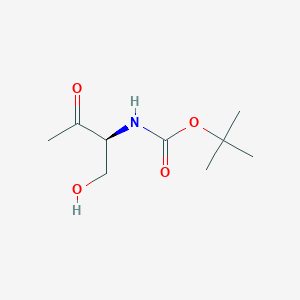 B1625352 (S)-tert-Butyl (1-hydroxy-3-oxobutan-2-yl)carbamate CAS No. 477191-17-6