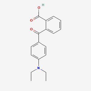 B1625355 Benzoic acid, 2-[4-(diethylamino)benzoyl]- CAS No. 21528-38-1