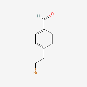 molecular formula C9H9BrO B1625359 4-(2-溴乙基)苯甲醛 CAS No. 7617-70-1