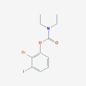 B1625364 2-Bromo-3-iodophenyl N,N-diethylcarbamate CAS No. 863870-83-1