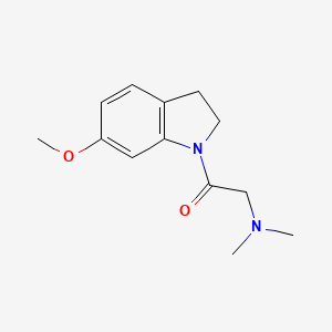 B1625369 2-(Dimethylamino)-1-(6-methoxyindolin-1-yl)ethanone CAS No. 793672-18-1