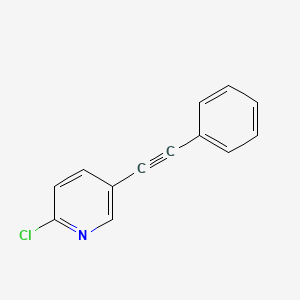 B1625372 2-chloro-5-(phenylethynyl)Pyridine CAS No. 87148-60-5