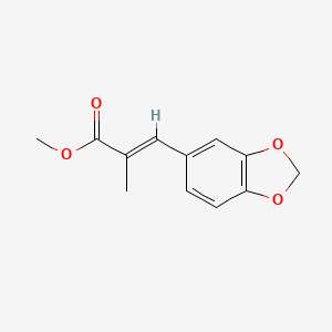 B1625382 Methyl alpha-methyl-3,4-(methylenedioxy)cinnamate CAS No. 7605-45-0
