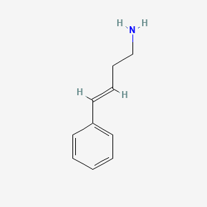 molecular formula C10H13N B1625387 (E)-4-phenylbut-3-en-1-amine CAS No. 82593-25-7