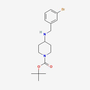 molecular formula C17H25BrN2O2 B1625401 tert-Butyl 4-(3-bromobenzylamino)piperidine-1-carboxylate CAS No. 359877-98-8