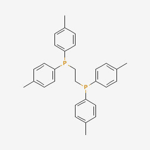 molecular formula C30H32P2 B1625419 (Ethane-1,2-diyl)bis[bis(4-methylphenyl)phosphane] CAS No. 70320-30-8