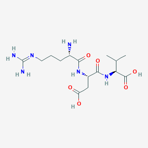 B162543 Arginyl-aspartyl-valine CAS No. 131134-25-3