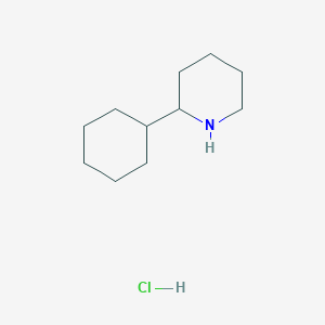 molecular formula C11H22ClN B1625432 2-Cyclohexylpiperidine hydrochloride CAS No. 51523-81-0