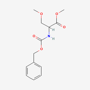 B1625447 Methyl 2-(((benzyloxy)carbonyl)amino)-3-methoxypropanoate CAS No. 64356-79-2