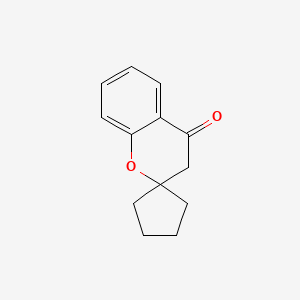 B1625459 Spiro[chroman-2,1'-cyclopentan]-4-one CAS No. 62756-19-8