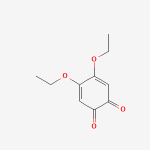 B1625463 4,5-Diethoxycyclohexa-3,5-diene-1,2-dione CAS No. 21086-66-8