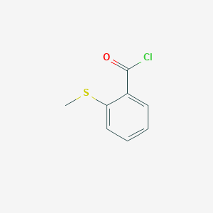 molecular formula C8H7ClOS B1625472 2-(甲硫基)苯甲酰氯 CAS No. 1442-03-1