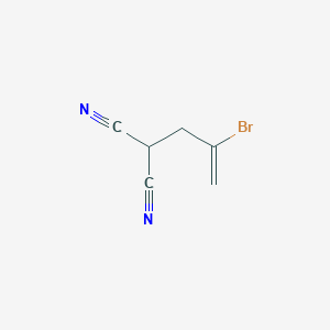 B1625479 2-(2-Bromo-allyl)-malononitrile CAS No. 77387-80-5