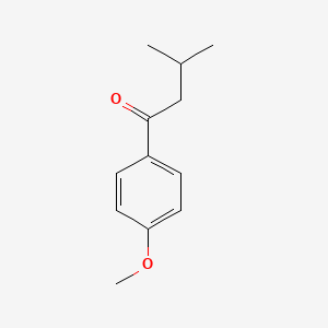 molecular formula C12H16O2 B1625490 1-(4-Methoxyphenyl)-3-methylbutan-1-one CAS No. 82938-20-3