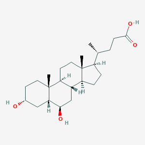 molecular formula C24H40O4 B162550 鼠脱氧胆酸 CAS No. 668-49-5