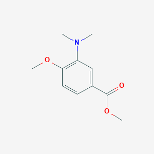 molecular formula C11H15NO3 B1625508 Methyl 3-(dimethylamino)-4-methoxybenzoate CAS No. 344332-16-7