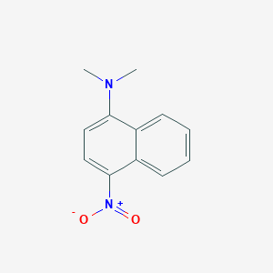 molecular formula C12H12N2O2 B1625512 N,N-dimethyl-4-nitronaphthalen-1-amine CAS No. 39139-76-9