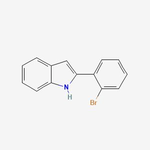 molecular formula C14H10BrN B1625520 2-(2-bromophenyl)-1H-Indole CAS No. 88207-45-8