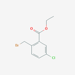 B1625526 Ethyl 2-(bromomethyl)-5-chlorobenzoate CAS No. 56427-55-5