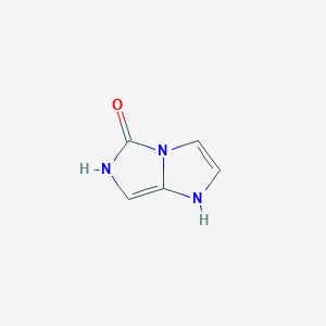 molecular formula C5H5N3O B1625553 1H-Imidazo[1,5-a]imidazol-5(6H)-one CAS No. 518036-07-2