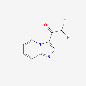 molecular formula C9H6F2N2O B1625555 2,2-Difluoro-1-imidazo[1,2-A]pyridin-3-YL-ethanone CAS No. 349482-17-3