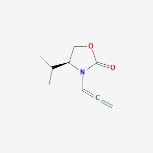 molecular formula C9H13NO2 B1625560 (4S)-4-(1-methylethyl)-3-(1,2-propadienyl)-2-Oxazolidinone CAS No. 678188-97-1