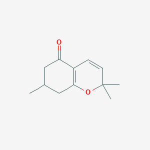 molecular formula C12H16O2 B1625563 2,2,7-Trimethyl-2,6,7,8-tetrahydro-chromen-5-one CAS No. 504439-23-0