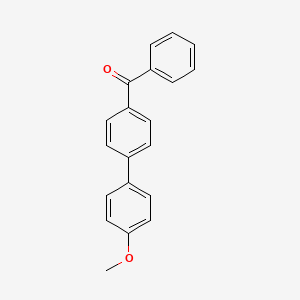 molecular formula C20H16O2 B1625564 (4'-Methoxybiphenyl-4-YL)-phenyl-methanone CAS No. 68294-33-7