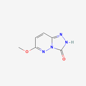 molecular formula C6H6N4O2 B1625582 6-Methoxy-[1,2,4]triazolo[4,3-b]pyridazin-3(2H)-one CAS No. 33050-33-8