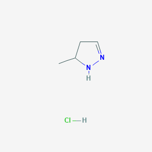 molecular formula C4H9ClN2 B1625588 5-Methyl-4,5-dihydro-1H-pyrazole hydrochloride CAS No. 74277-19-3