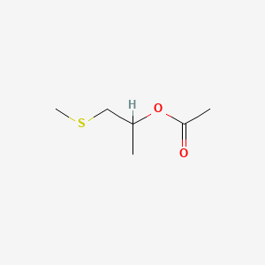 molecular formula C6H12O2S B1625589 1-[(Methylthio)methyl]ethyl acetate CAS No. 74586-09-7