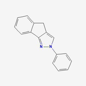 molecular formula C16H12N2 B1625593 2-Phenyl-2,4-dihydro-indeno[1,2-c]pyrazole CAS No. 65103-24-4