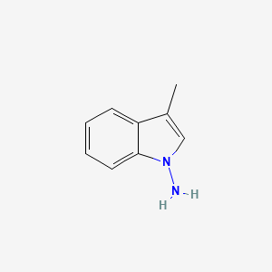 molecular formula C9H10N2 B1625598 3-methyl-1H-indol-1-amine CAS No. 3920-83-0