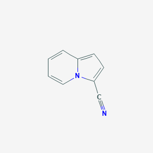 molecular formula C9H6N2 B1625603 吲哚啉-3-碳腈 CAS No. 72090-73-4