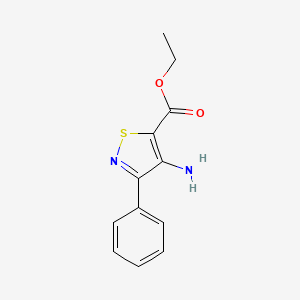 Ethyl 4-amino-3-phenylisothiazole-5-carboxylate
